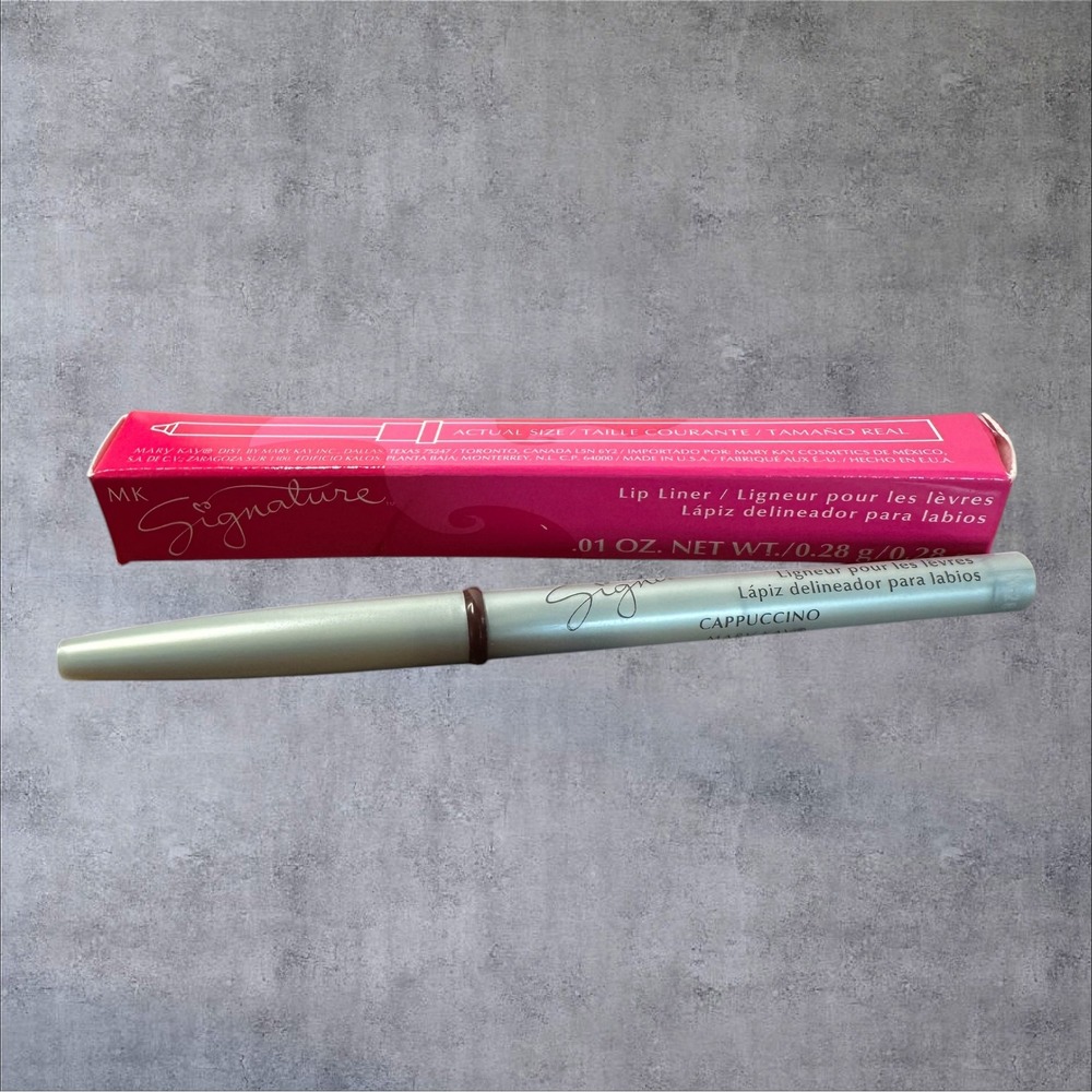 Mary Kay‎ MK Signature Lip Liner Cappuccino New Discontinued Brown Pencil
